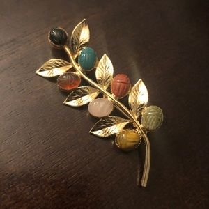 Vintage Scarab brooch